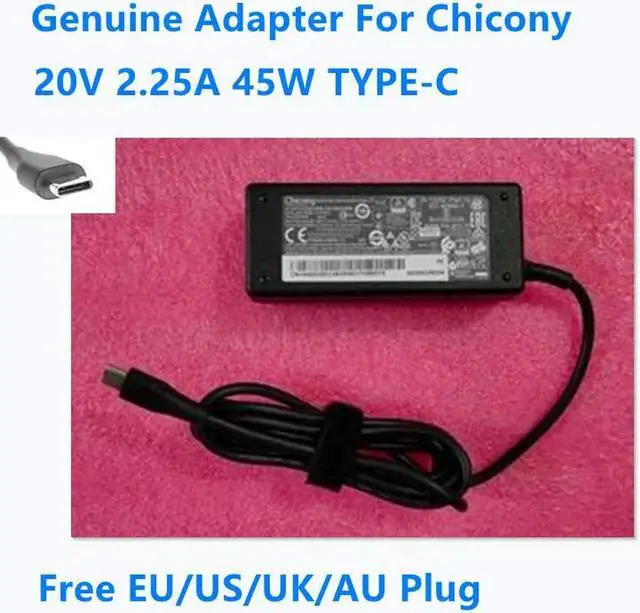 Main image of OIAGLH 5V 9V 12V 15V 3A 20V 2.25A 45W TYPE-C Chicony A18-045N1A A045RP05P A045RP14P Power Supply AC Adapter For Laptop Charger