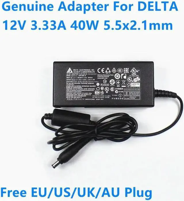 Main image of OIAGLH DELTA ADP-40DD B 12V 3.33A 40W 5.5x2.1mm PA-1041-0 AC Adapter For MONITOR S2240LC PA-1041-71 Power Supply Charger