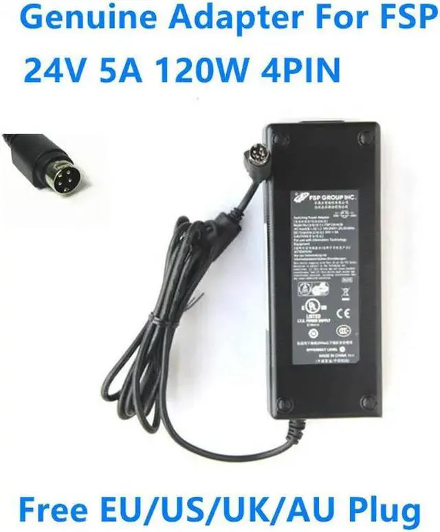 Main image of OIAGLH FSP120-ACB 24V 5A 120W 4PIN FSP120-ACA AC Adapter For Pioneer POS STEALTHTOUCH-M5 0227B24120 Power Supply Charger