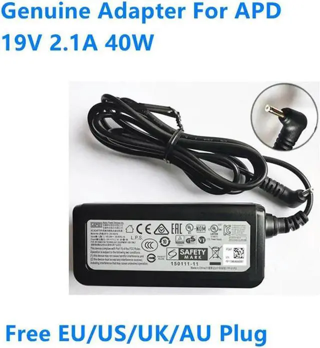 Main image of OIAGLH 19V 2.1A 40W DA-40A19 Power Supply AC Adapter For APD HASEE Laptop Charger
