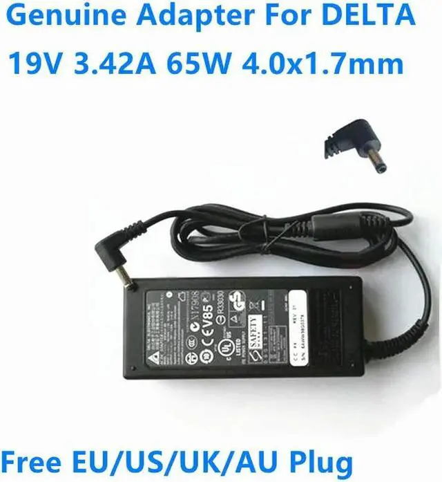 Main image of OIAGLH ADP-65JH BB 19V 3.42A 65W 4.0x1.7mm AC Adapter For DELTA Laptop Power Supply Charger