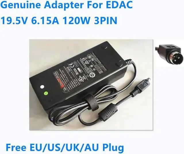 Main image of OIAGLH 19.5V 6.15A 120W 3PIN EA11013M-195 AC Power Adapter For EDAC Power Supply Charger
