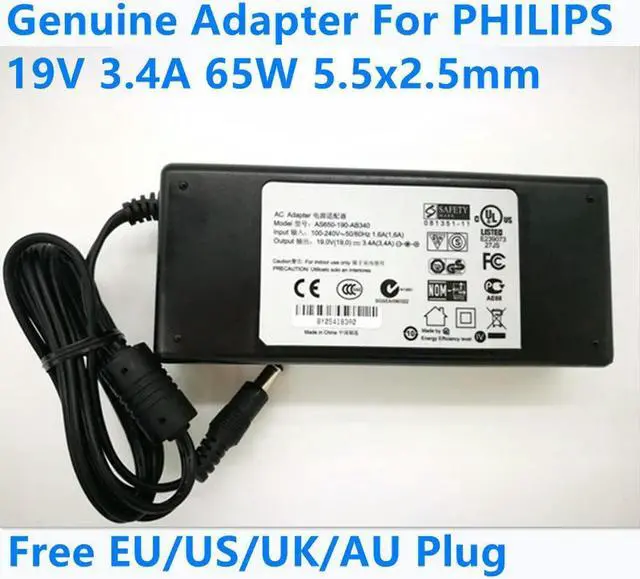 Main image of OIAGLH 19V 3.4A 65W AS650-190-AB340 ADS-65LSI-19-1 19065G AC Adapter For S220E2A E2343FI Monitor Power Supply Charger
