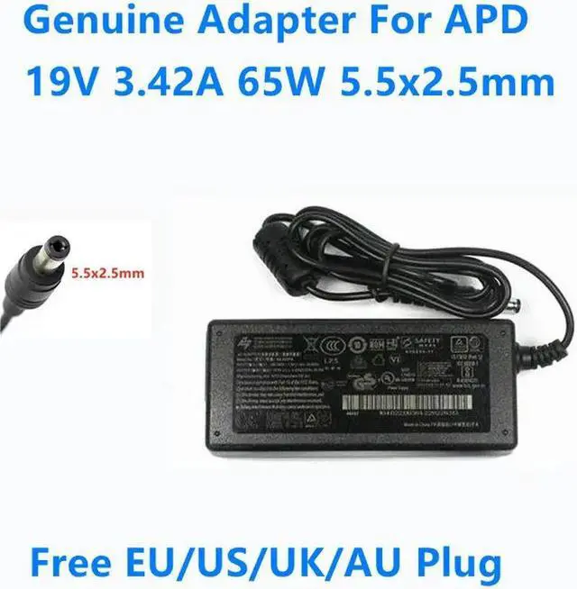 Main image of OIAGLH 19V 3.42A 65W APD NB-65B19 DA-65A19 Power Supply AC Adapter For GIGABYTE Laptop Monitor Charger