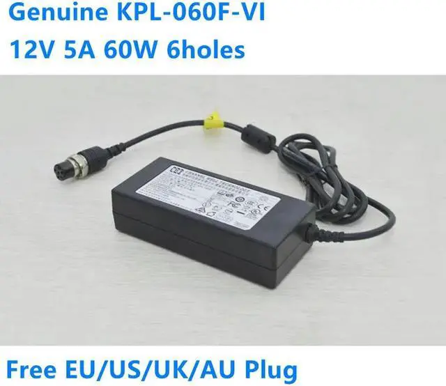 Main image of OIAGLH 12V 5A 60W 6holes CWT KPL-060F KPL-060F-VI AC Adapter For  Video Recorder DVR Power Supply Charger