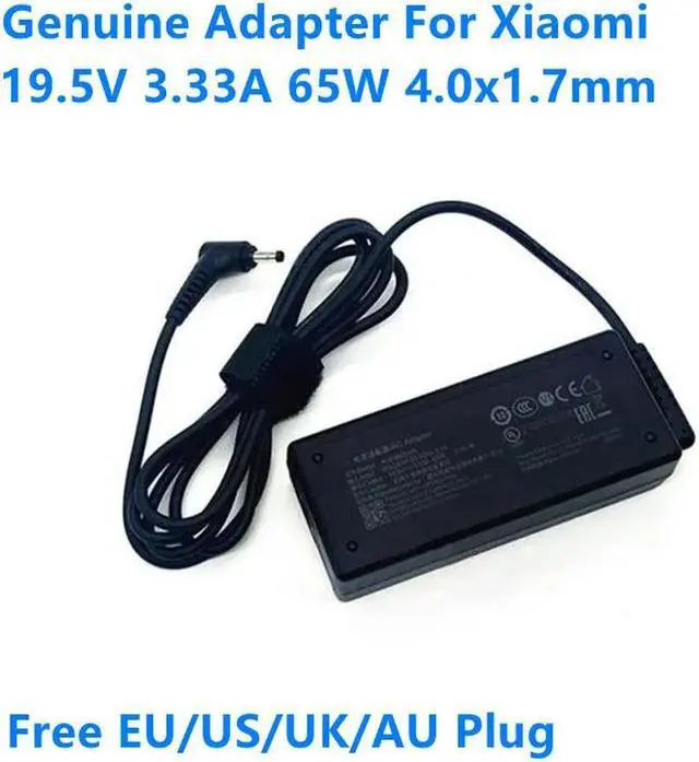 Main image of OIAGLH 19.5V 3.33A 65W 4.0x1.7mm PA-1650-70XM A14-065N1A Power Supply AC Adapter For Redmi Book 13 14 Laptop Charger