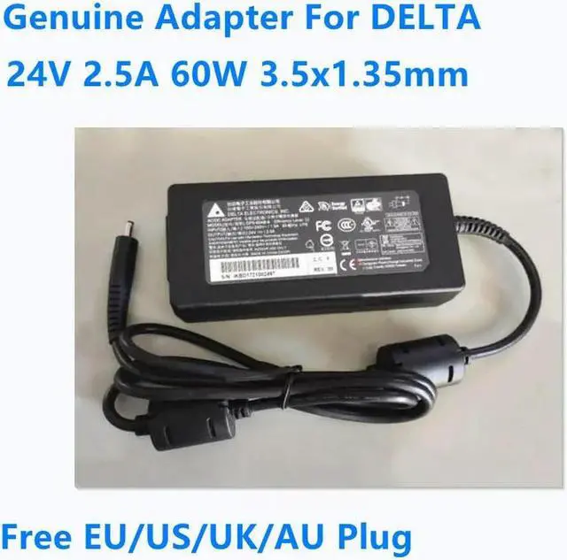 Main image of OIAGLH 24V 2.5A 60W 3.5x1.35mm DELTA DPS-60AB-6 AC Adapter For Power Supply Charger