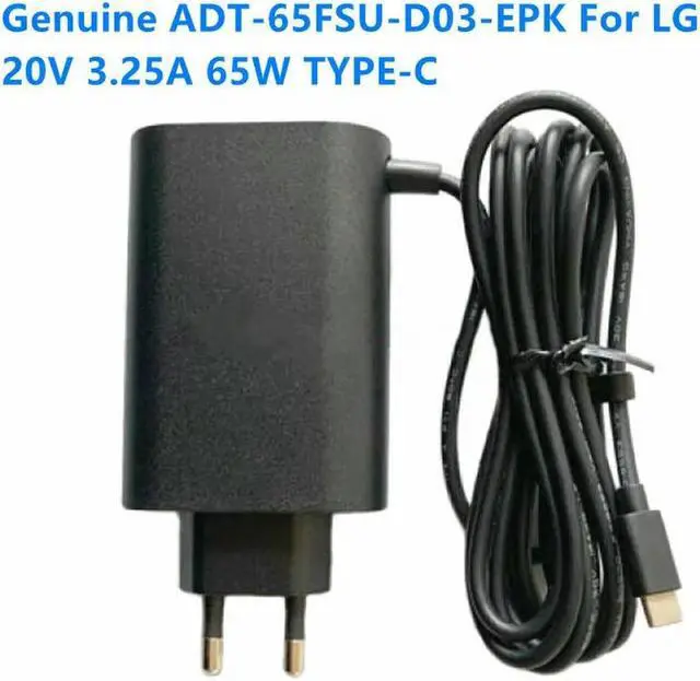 Main image of OIAGLH Laptop AC Adapter Charger For Power Supply 65W 20V 3.25A TYPE-C HU10967-20029 R-R-HR3-ADT-65DSU 15V 3A 16Z90P 17Z90P