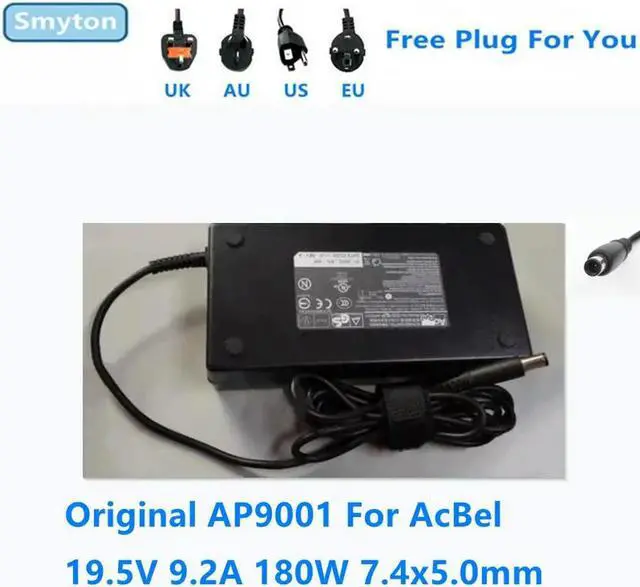 Main image of OIAGLH 19.5V 9.2A 180W Acbel AP9001 Power Supply AC Adapter For Laptop Charger