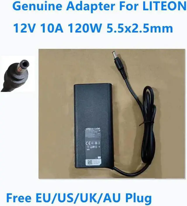 Main image of OIAGLH LITEON 12.0V 10.0A 120.0W 5.5x2.5mm PA-1121-08V AC Adapter For 120W Power Supply Charger