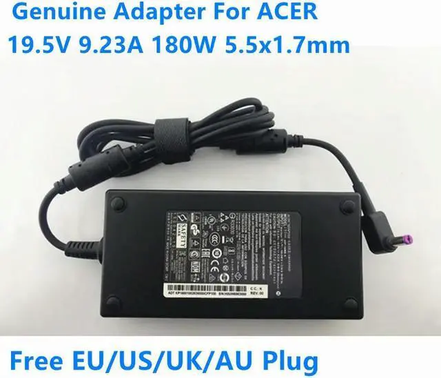 Main image of OIAGLH Laptop Charger For ADP-180MB K 19.5V 9.23A 180W 5.5x1.7mm A17-180P4A A180A056P A180A034P Power Supply AC Adapter