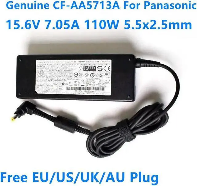 Main image of OIAGLH 15.6V 7.05A 110W 5.5x2.5mm CF-AA5713A J1 M3 AC Adapter For  CF-29 CF-31 CF-52 CF-53 CF-54 Power Supply Charger