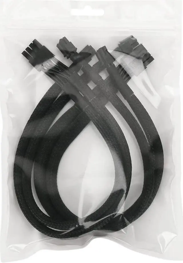 Alt view image 2 of 5 - OIAGLH Dual Mini 6 Pin to 8 Pin PCI Express Video Card Power Adapter Braided Sleeved Cable for Mac Pro Tower/Power Mac G5 15-inches(2Pack)