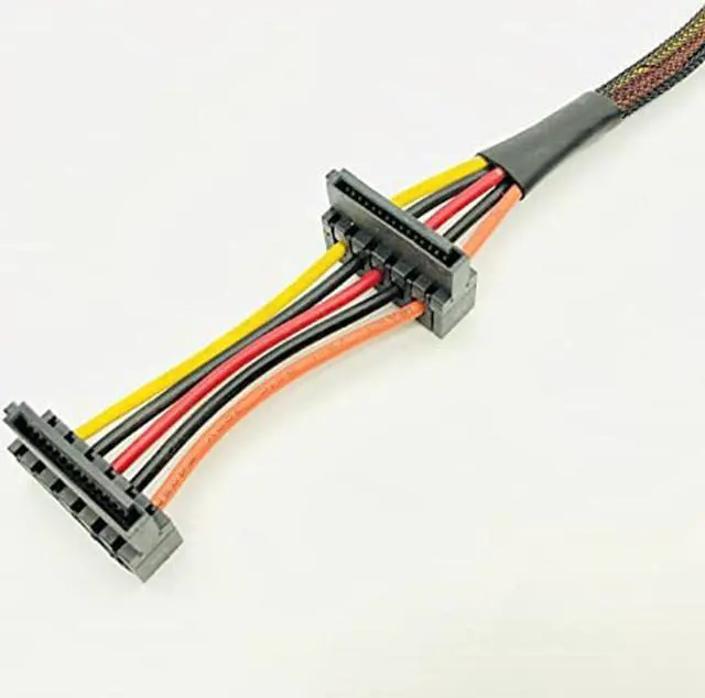 Alt view image 4 of 6 - OIAGLH HDD SSD SATA Power Cable for Dell Vostro 3668 3667 3650 SATA Hard Drive SSD Power Supply 6Pin to Dual SATA Connector Adapter New(1pack)