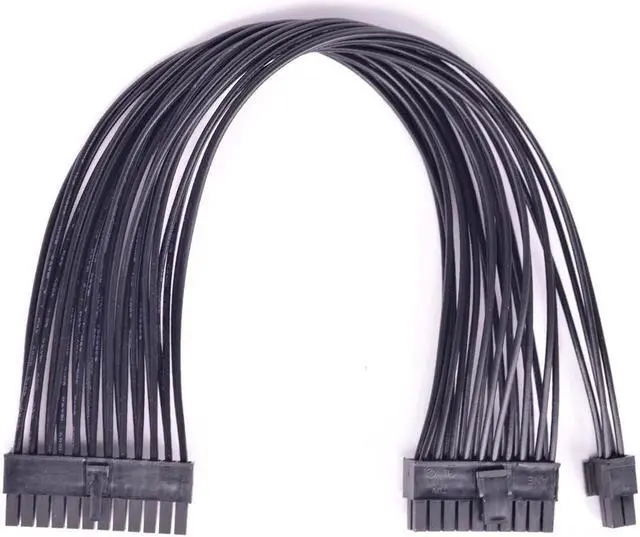Main image of 24pin to 20+4 Pin Port Power Supply Cable 24 Pin Male to 24Pin 20Pin Male ATX power adapter Cable