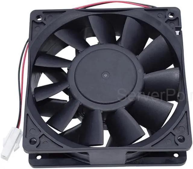 Alt view image 2 of 2 - Well Tested Cooler PFB1224UHEC8X 12038 24V 2.40A 2 Wires Large Air Volume Inverter Cooling Fan