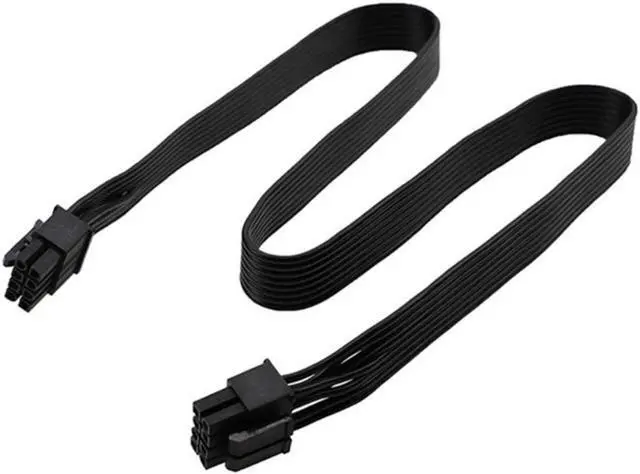 Alt view image 4 of 4 - PCIe 8 Pin Male to CPU 8 Pin (4+4) Male EPS-12V Motherboard Power Adapter Cable for Seasonic Modular Power Supply, 60cm