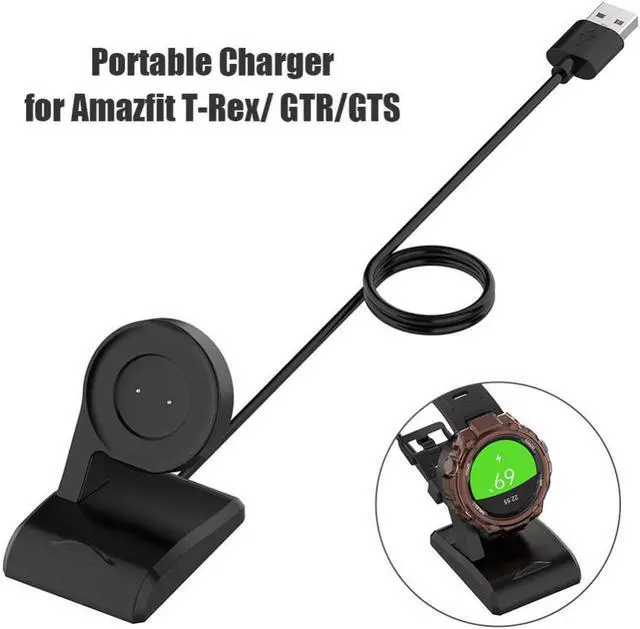Main image of Cable de carga inalámbrico para Amazfit t-rex A1918 GTR, adaptador de carga USB, 42/47mm, GTS