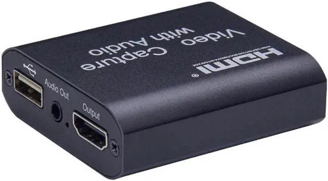 Alt view image 2 of 4 - 1080P 4K HDMI Video Capture Device HDMI to USB 3.0 Video Capture Card with 3.5mm Stereo Output for PC OBS Live Broadcast