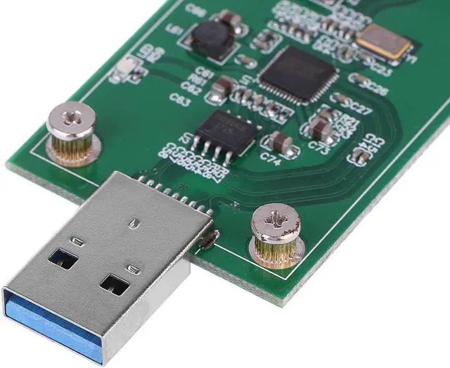 Alt view image 3 of 6 - NEW USB 3.0 to Mini PCIE mSATA SSD mSATA to USB 3.0 SSD don't need USB cable