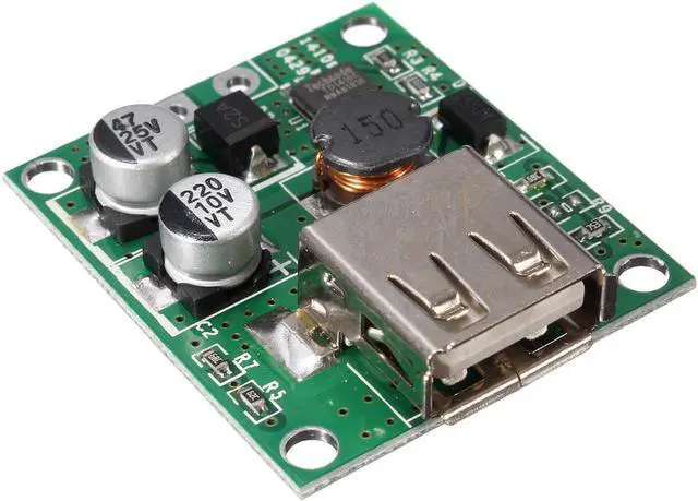 Alt view image 7 of 7 - 5V 2A Solar Panel Power Bank USB Charge Voltage Controller Regulator Module 6V 20V Input