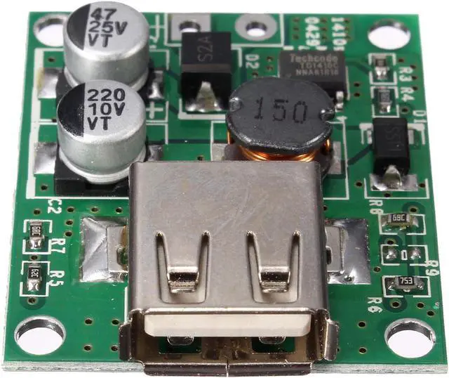 Alt view image 2 of 7 - 5V 2A Solar Panel Power Bank USB Charge Voltage Controller Regulator Module 6V 20V Input
