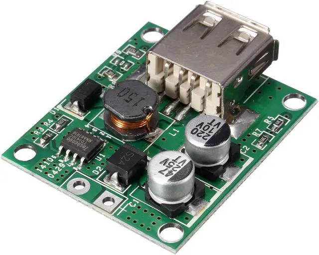 Alt view image 3 of 7 - 5V 2A Solar Panel Power Bank USB Charge Voltage Controller Regulator Module 6V 20V Input