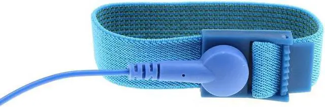 Alt view image 5 of 6 - Anti Static ESD Wristband Wrist Strap spyderco Discharge Cables with Clip For Sensitive Electronics Repair Work Tools