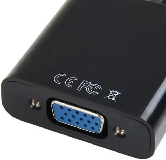 Alt view image 2 of 3 - DisplayPort to VGA Cable DP to VGA Adapter DP Cable Display Port DP Male to VGA Female Adapter Cable for Monitor Projector