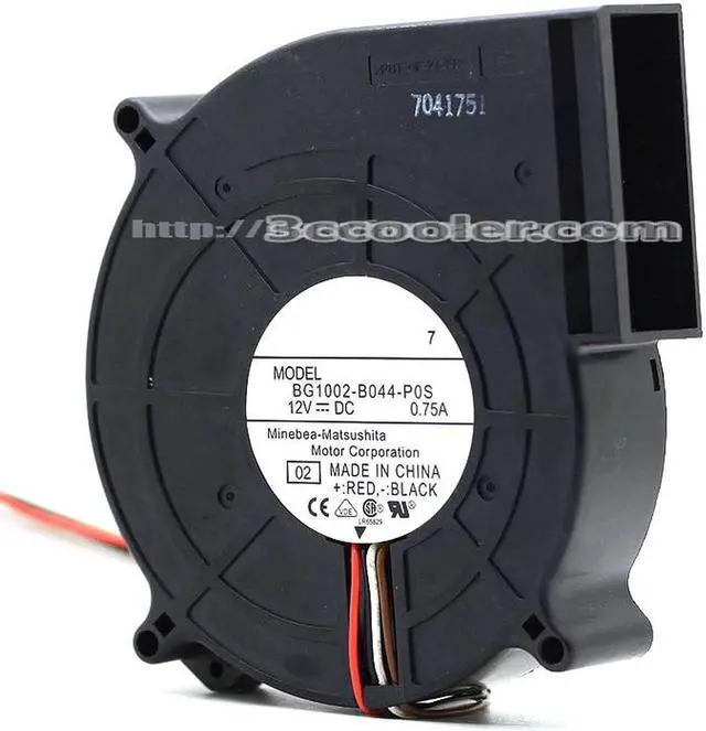 Main image of NMB 10025 10CM BG1002-B044-P0S 02 12V 0.75A 4 Wires PWM Case Fan