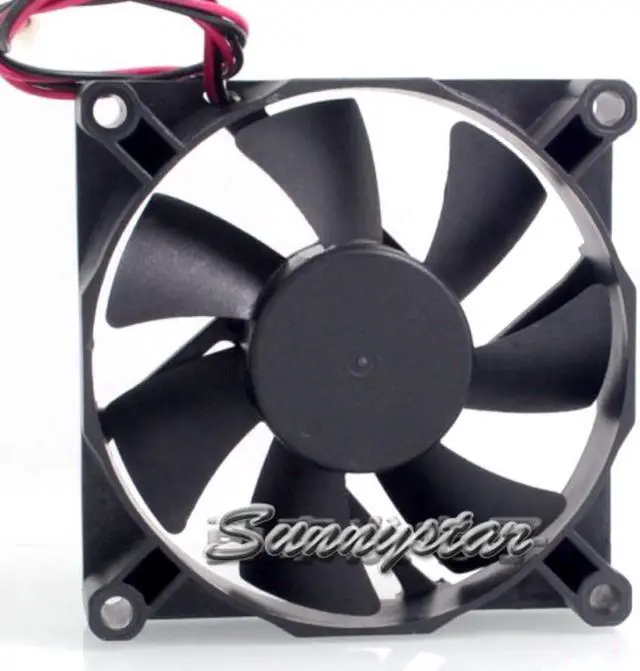 Alt view image 2 of 2 - 8CM 80*20MM TD8020LS 12V 0.08A Quiet 26dbA 2 Wire 2Pins water fountains fan,server fan,router fan