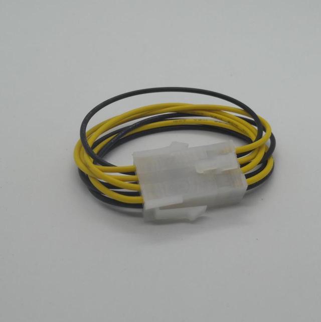 Alt view image 2 of 4 - 18CM power supply cable ATX 12V 8 pin male to 8pin female desktop computer CPU P8 extension cable cord PSU connector cord