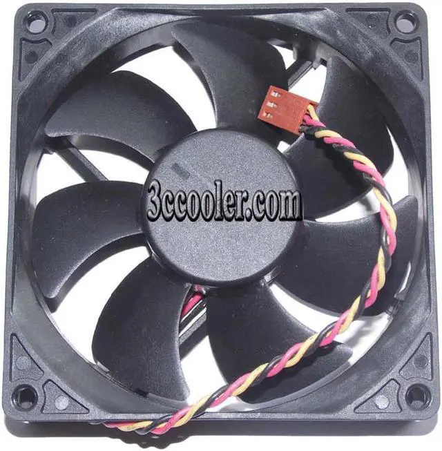 Alt view image 2 of 5 - 92mm Case Fan AVC 9225 DS09225R12MC238 12V 0.3A 3 Wires Cooling