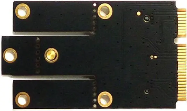 Alt view image 2 of 3 - NGFF to mini pci-e adapter card m.2 to mini pcie wireless network card Bluetooth for 8260AC 7260AC 7265AC 3165AC 3160AC 8260AC