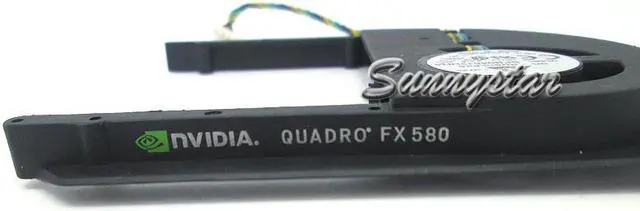 Alt view image 2 of 3 - For NVIDIA QUADRO FX580 Video card 12V 0.21A 4 Wires 4 Pins cooling fan