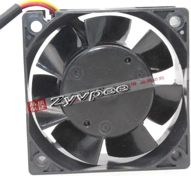 Alt view image 7 of 7 - Melco 6CM NC5332H72 MMF-06G24TS MM1 24V 0.11A 3 Wires 3 pins case fan 6cm ABB PLC fan
