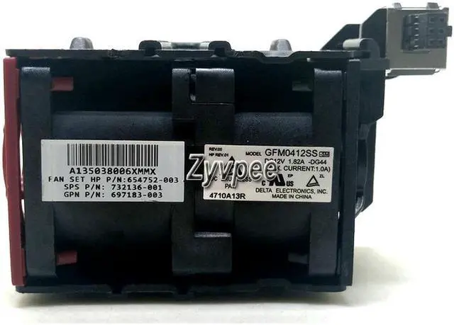 Alt view image 4 of 5 - Delta GFM0412SS -DG44 12V 1.82A 654752-003 732136-001 697183-003 Server Fan