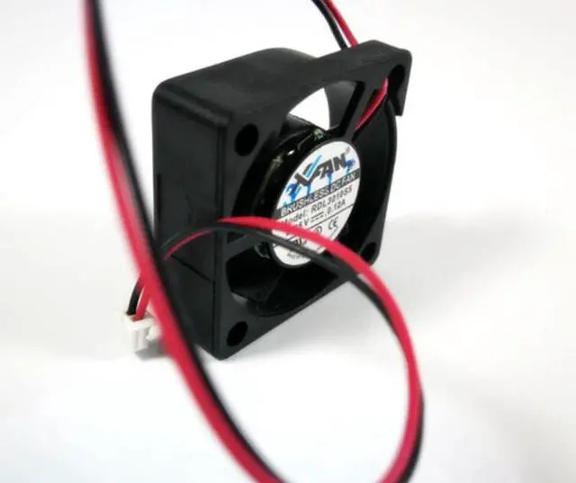 Alt view image 3 of 3 - xfan 30x10 RDL3010S5 DC5V 0.12A Sleeve bearing 2 wires 2 pins 3cm case fan