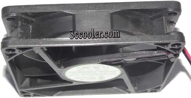Alt view image 6 of 6 - DFB802012L 80*20mm DC 12V 1.6W 2 wires 2 pins ball bearing silent 8CM case fan
