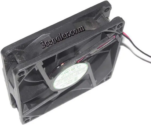 Alt view image 5 of 6 - DFB802012L 80*20mm DC 12V 1.6W 2 wires 2 pins ball bearing silent 8CM case fan