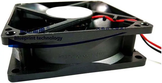 Alt view image 2 of 3 - MECHATRONICS MA8025E12D FSR 80*25mm DC12V 0.30A 2 wires sleeve bearing 8CM case fan