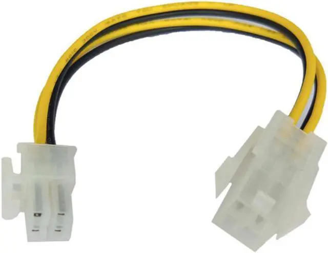 Alt view image 3 of 4 - 18CM power supply cable ATX 12V 4 pin male to 4pin female computer PC CPU P4 extension cable cord PSU connector cord