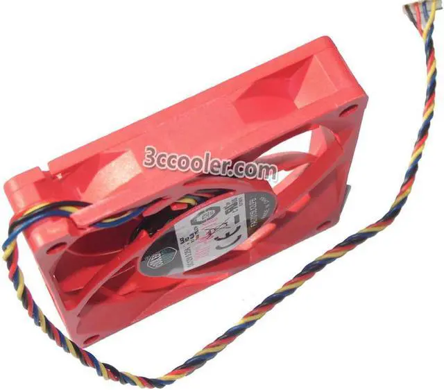 Alt view image 3 of 5 - AVC 70*15MM FA07015L12LPB 12V 0.35A 4 wires 4 pins 7cm cpu cooler