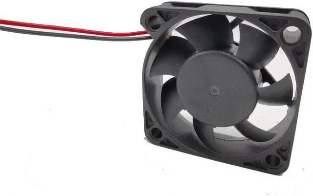 Alt view image 3 of 3 - 50mm 5015 D50SH-12B DC12V 0.16A 2 Wires 5CM Cooling Fan