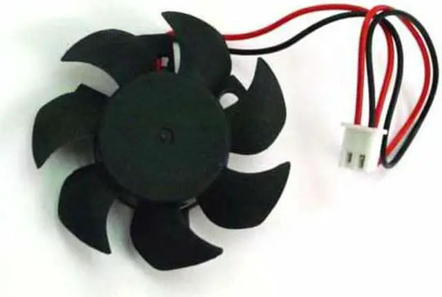 Alt view image 2 of 3 - Evercool EC5010M12S-B 50mm x 10mm Video VGA Cooling Fan 2 pin DC 12 Volt
