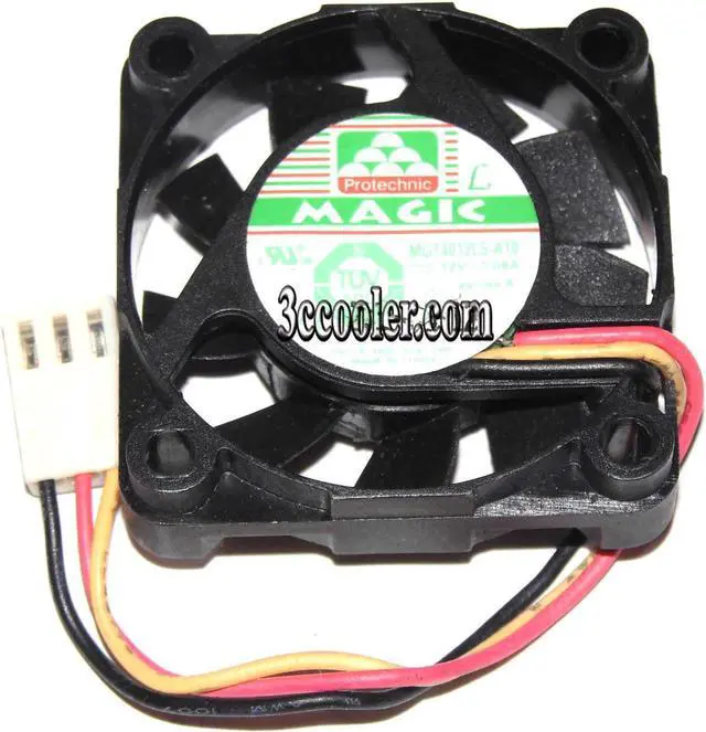 Main image of MAGIC 4010 MGT4012LS-A10 12V 0.08A 3 Wires 3 Pins Connector Cooling fan