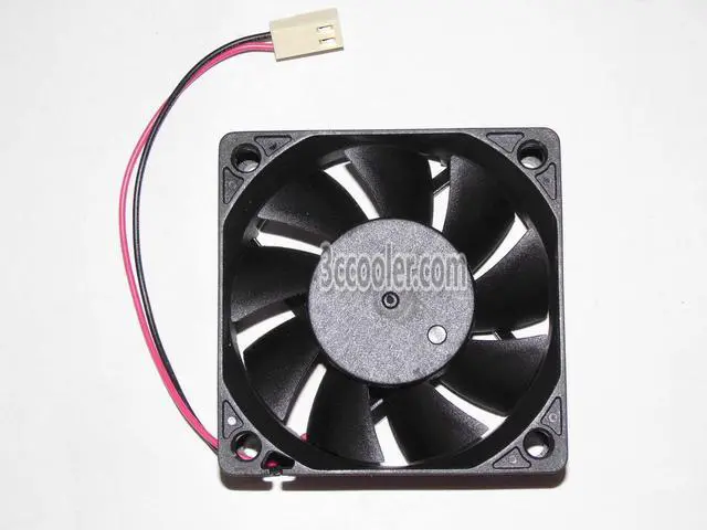 Alt view image 2 of 2 - Jamicon 6020 KF0620S1L-R 12V 1.7W 2 Wires 2 Pins Connector Cooling fan