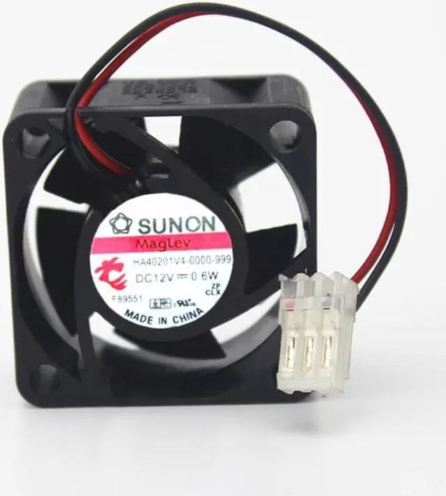 Main image of 1pcs HA40201V4-0000-999 ultra-quiet fan 4020 40mm DC 12V 0.6W 2Wire Cooling Fan for SUNON