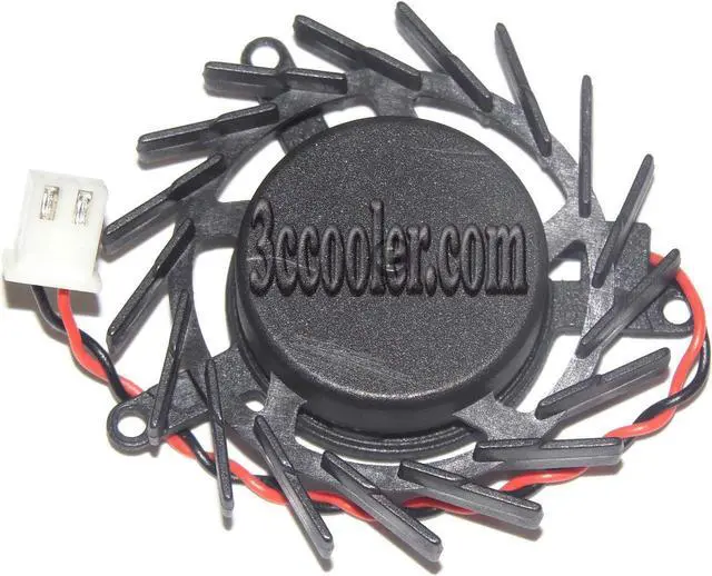 Alt view image 2 of 2 - ARX 45mm FS1245-A1042B 12V 0.22A 2 wires 2 ping vga fan graphics card cooler
