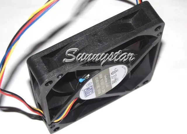 Alt view image 2 of 3 - NEW AVC 70*15MM 7CM DE07015B12U A069 12V 0.70A 4 Wires PWM 4 Pins Ball bearing Case fan